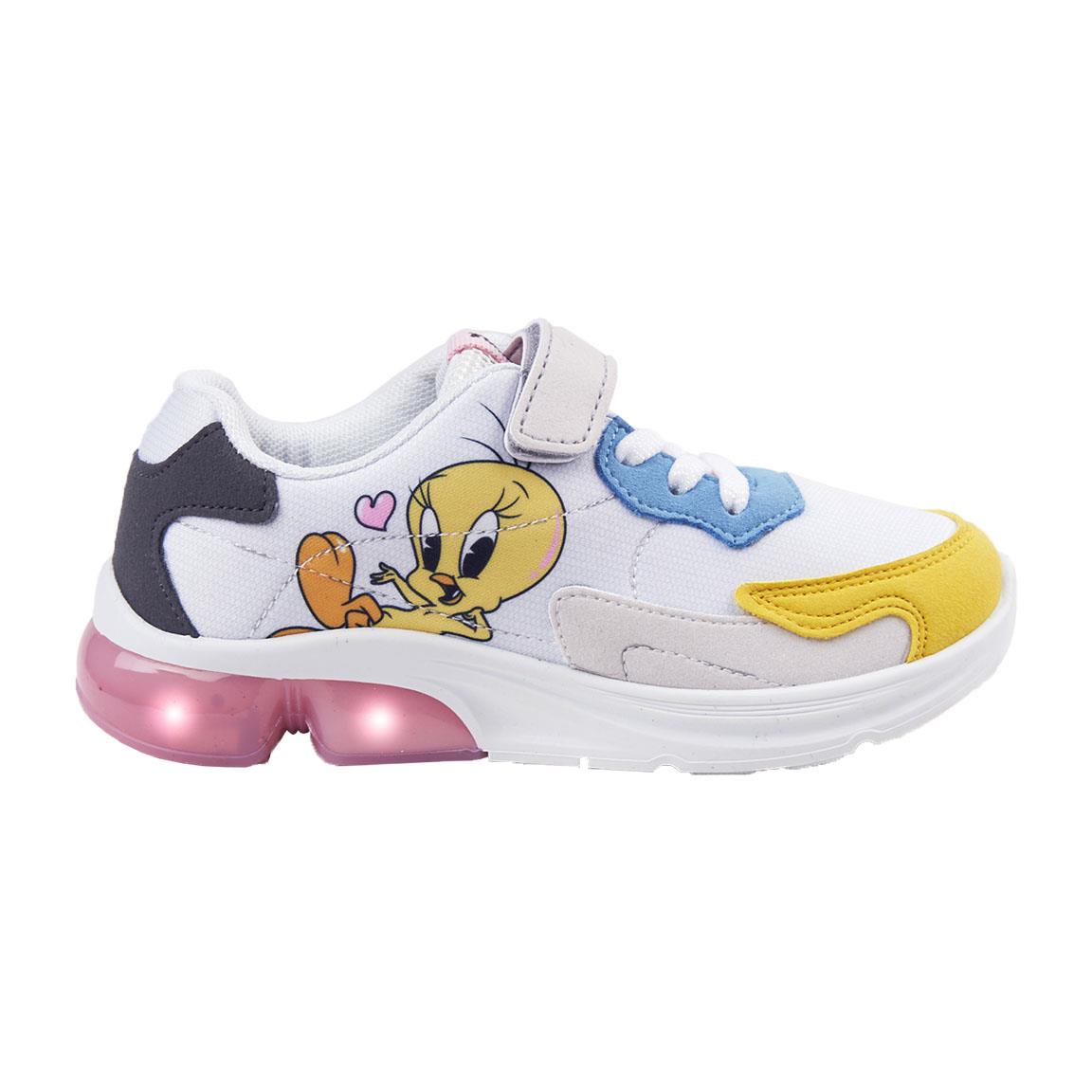 Deportiva suela pvc con luces looney tunes piolin