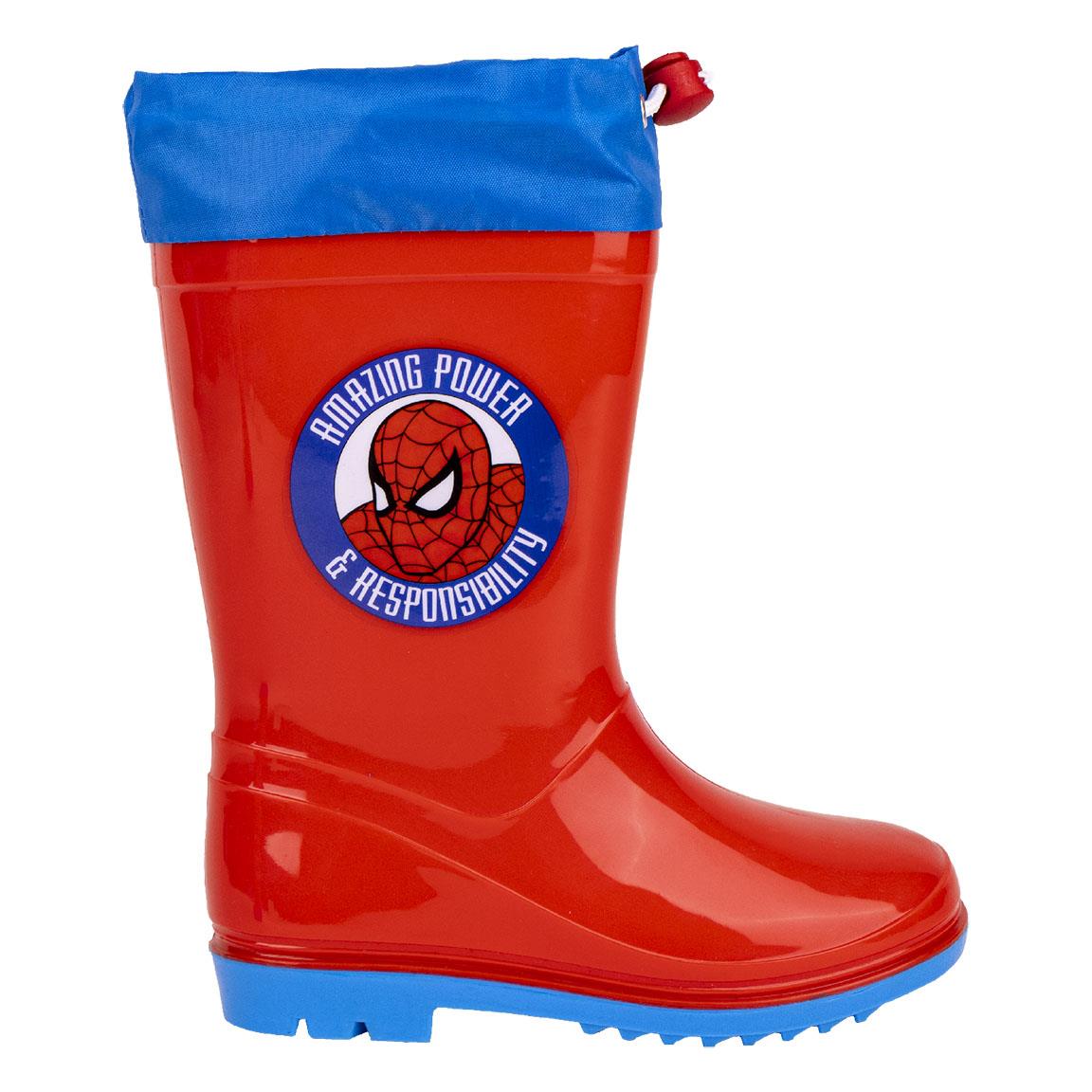 Botas lluvia pvc spiderman