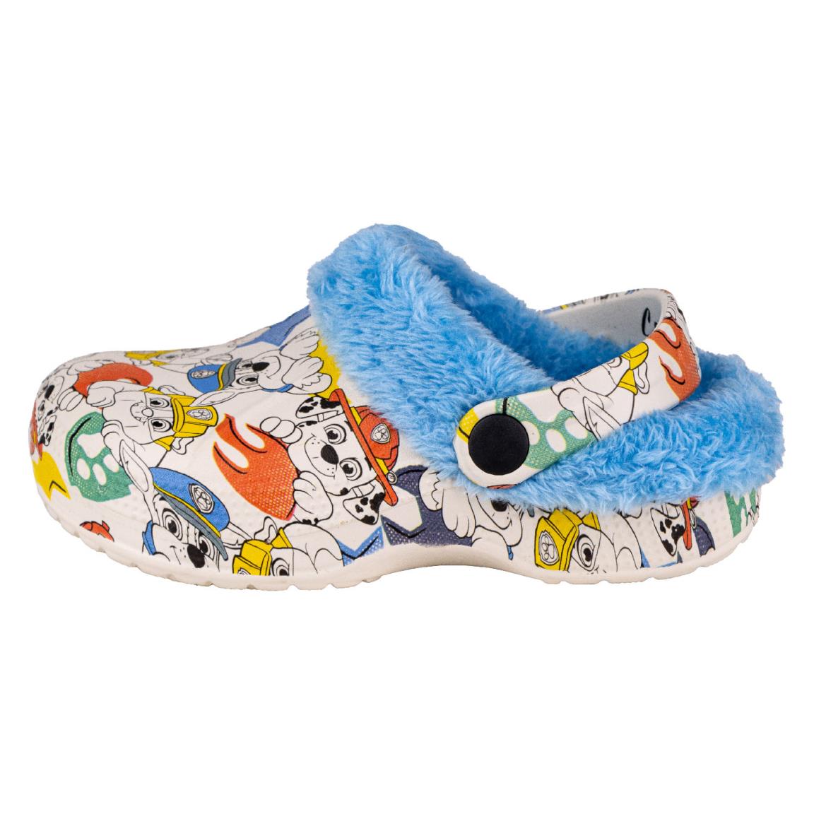 Zapatillas de casa zueco borreguillo paw patrol
