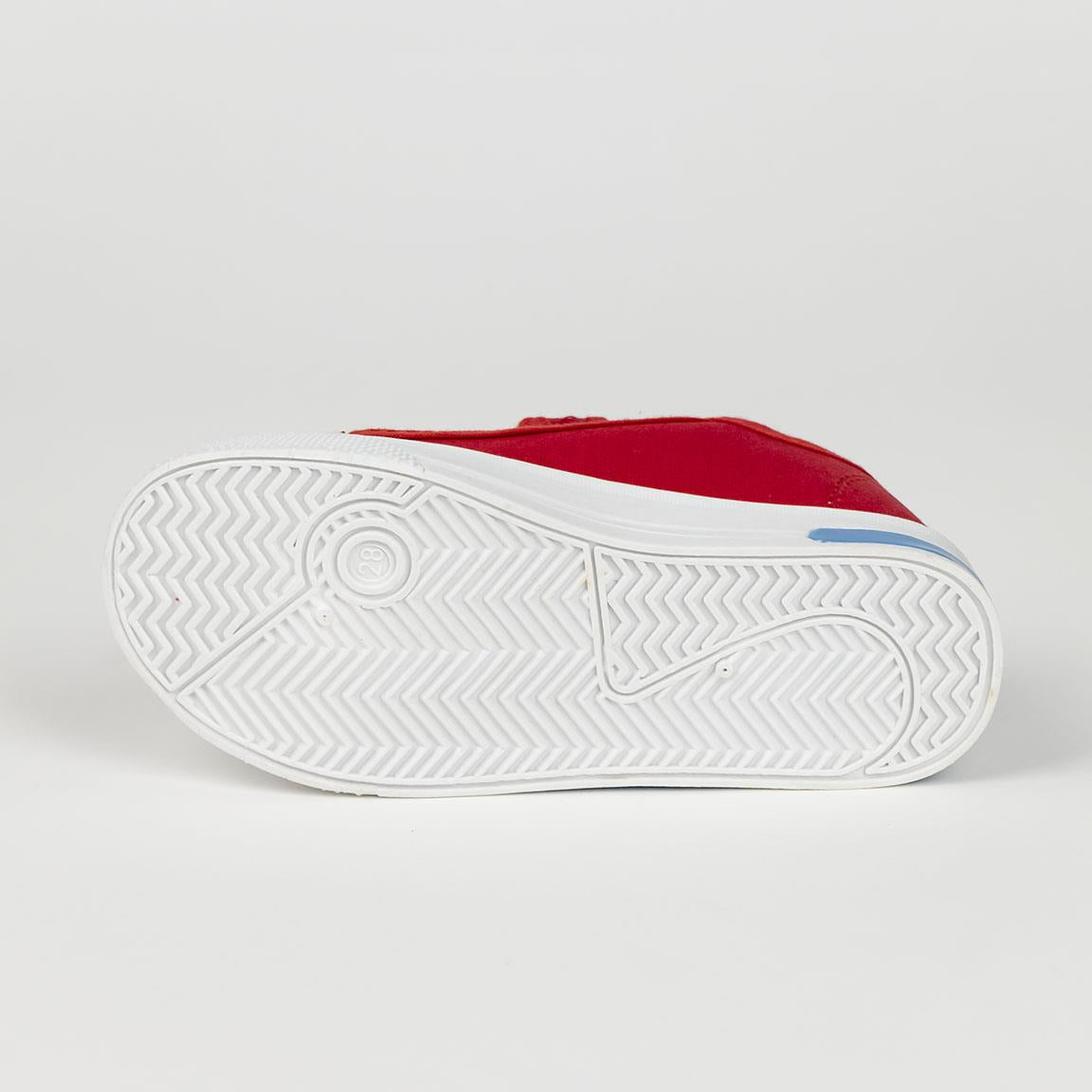 Zapatilla loneta suela pvc con luces algodón avengers