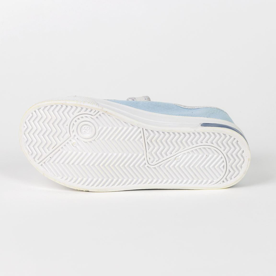 Zapatilla loneta suela pvc con luces algodón frozen