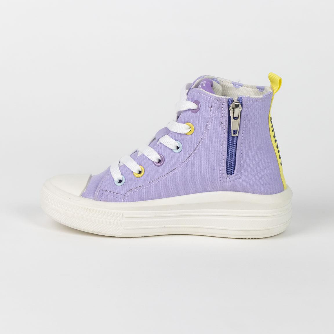 Zapatilla loneta suela pvc alta minnie