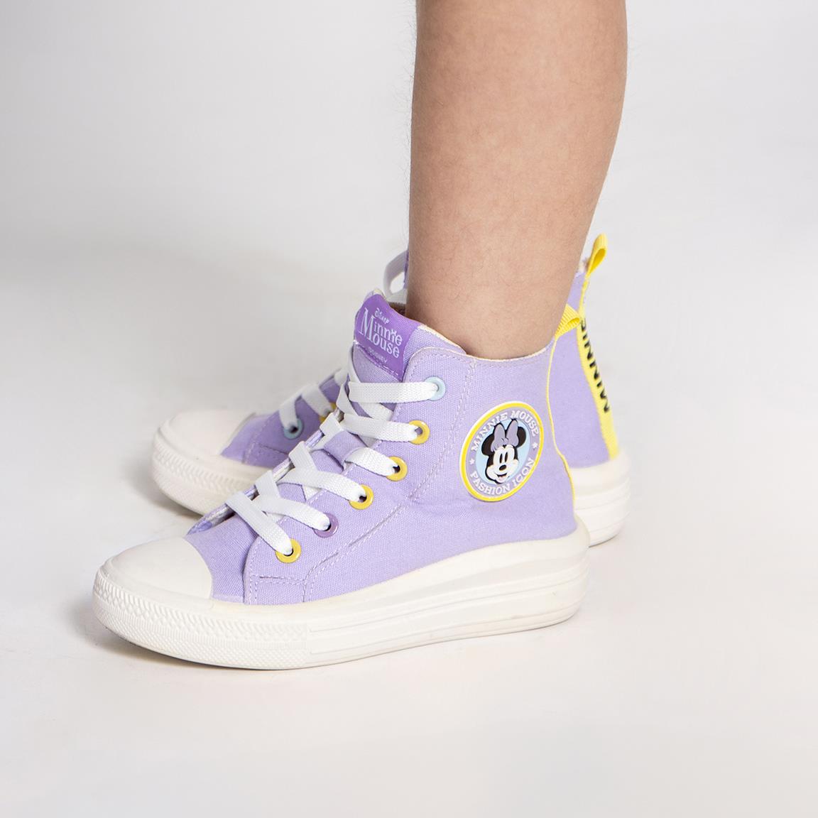 Zapatilla loneta suela pvc alta minnie