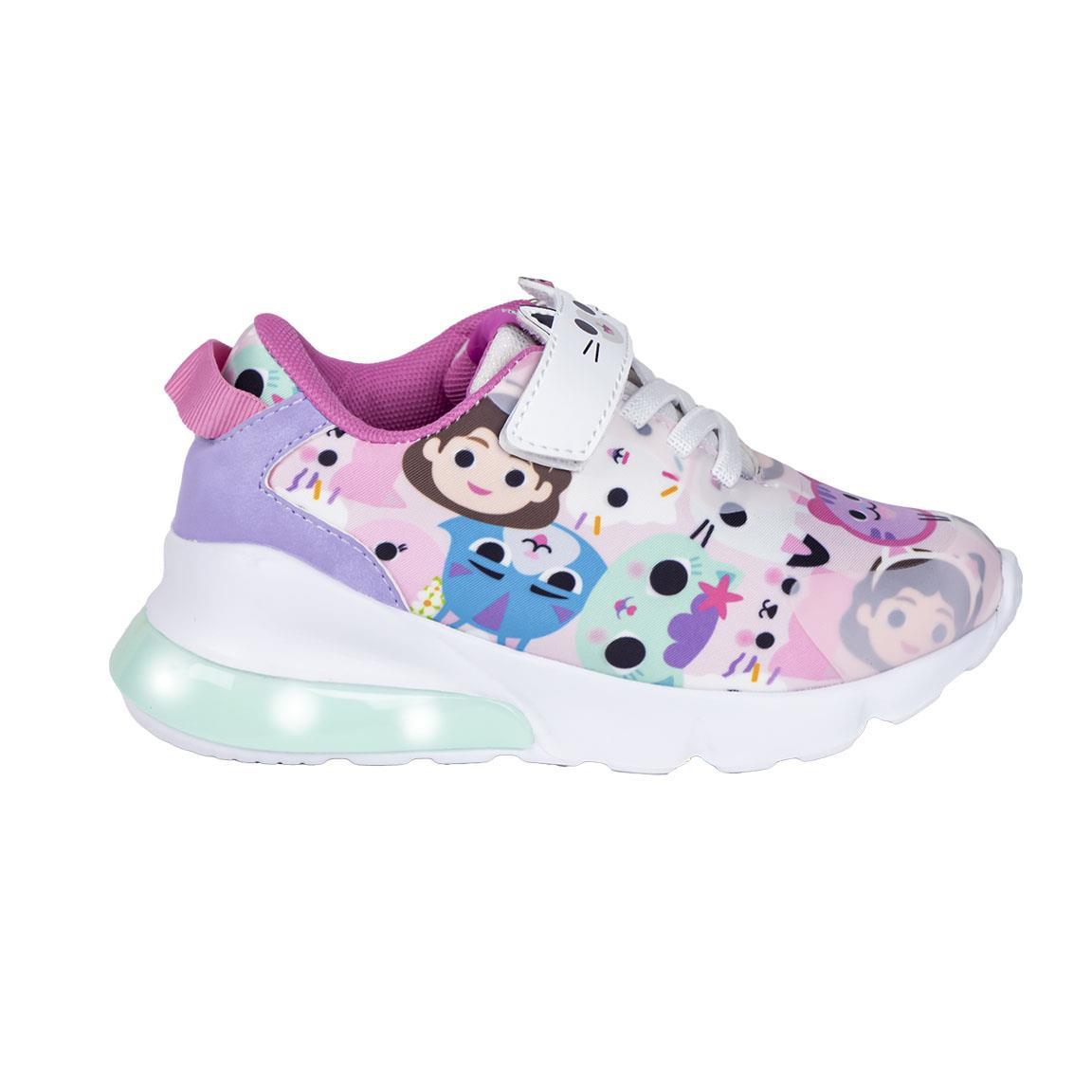 Deportiva suela ligera eva con luces gabby´s dollhouse