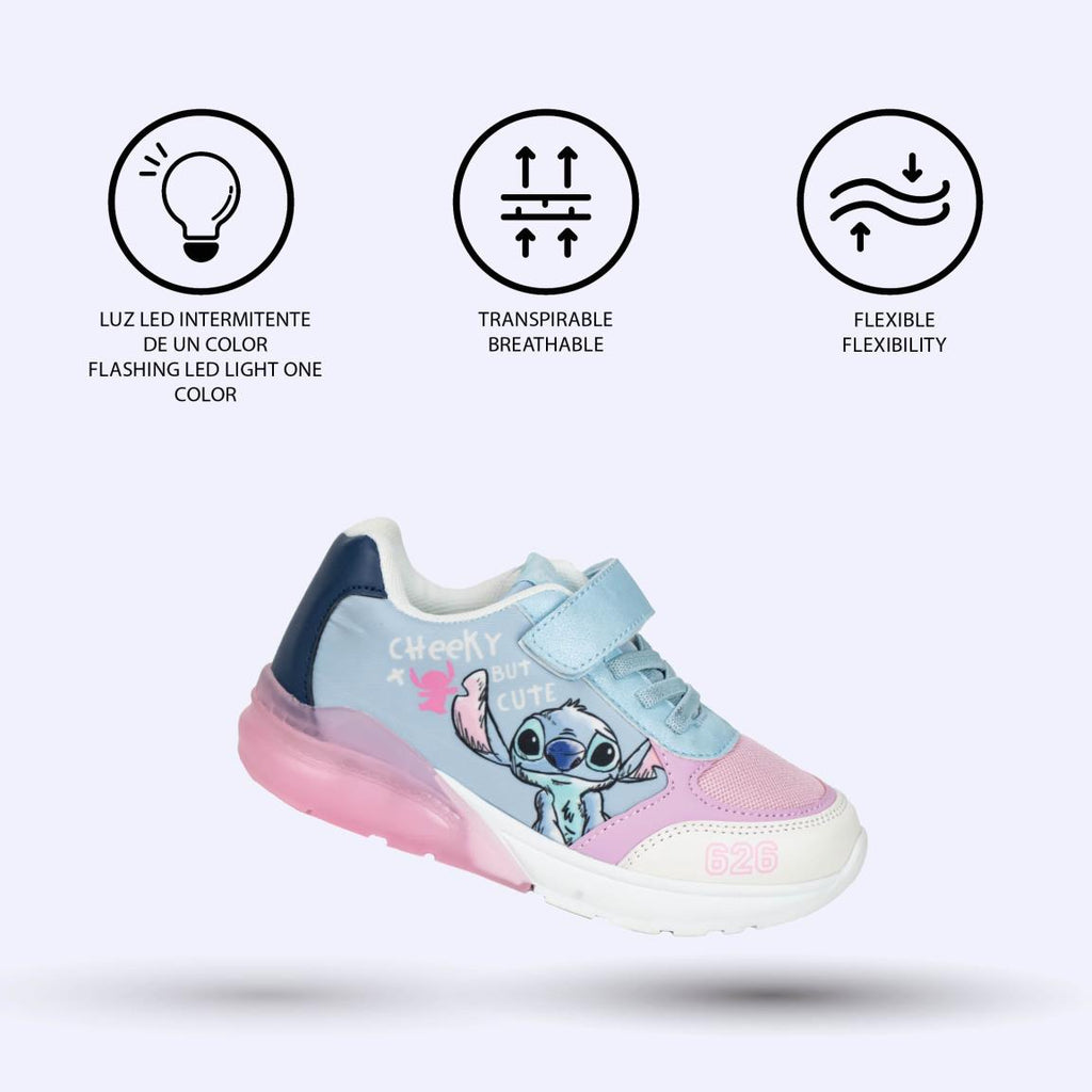 Deportiva suela tpr con luces stitch