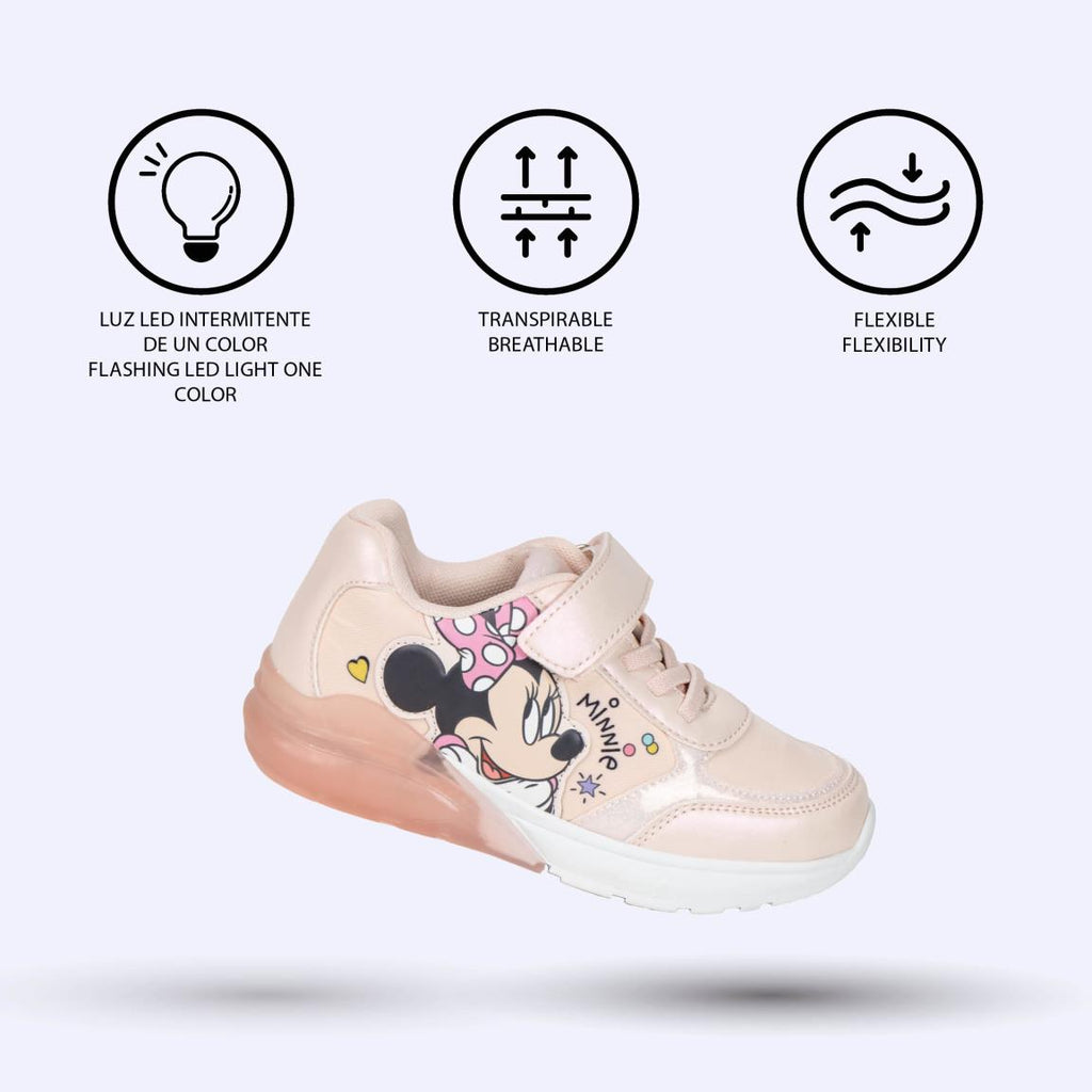 Deportiva suela tpr con luces minnie