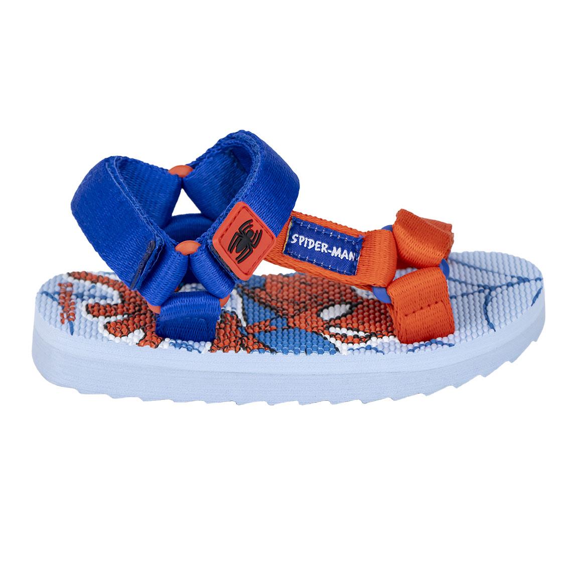 Sandalias casual velcro spiderman