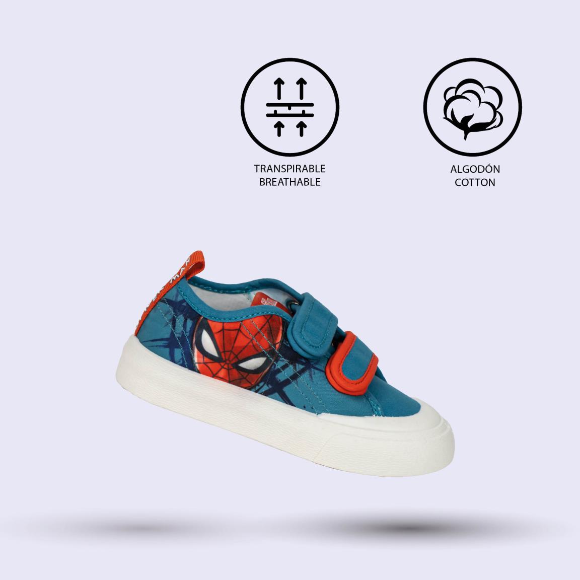 Zapatilla loneta suela tpr spiderman