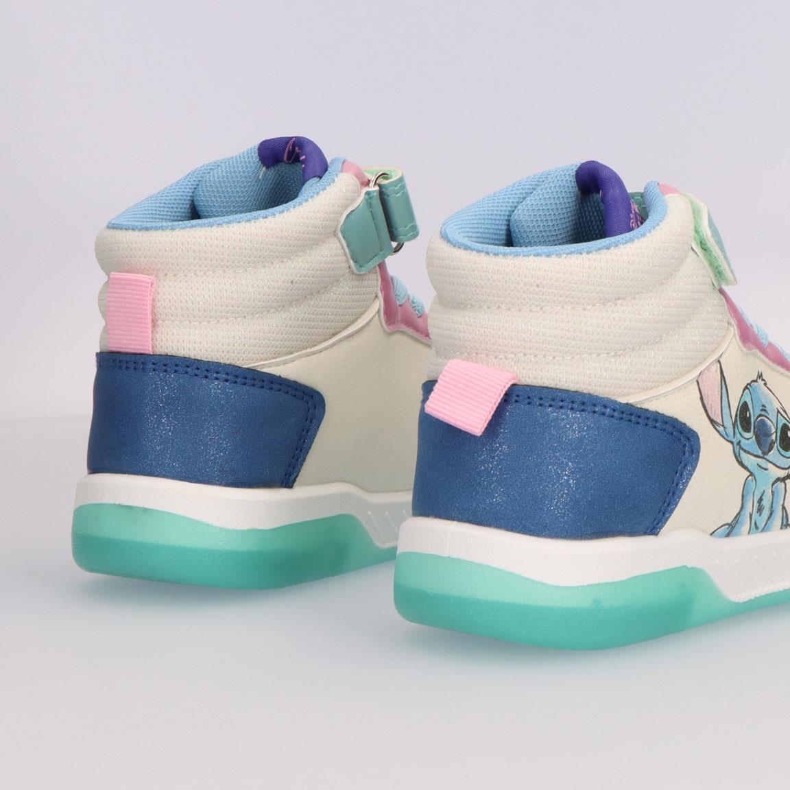 Deportiva suela pvc con luces stitch