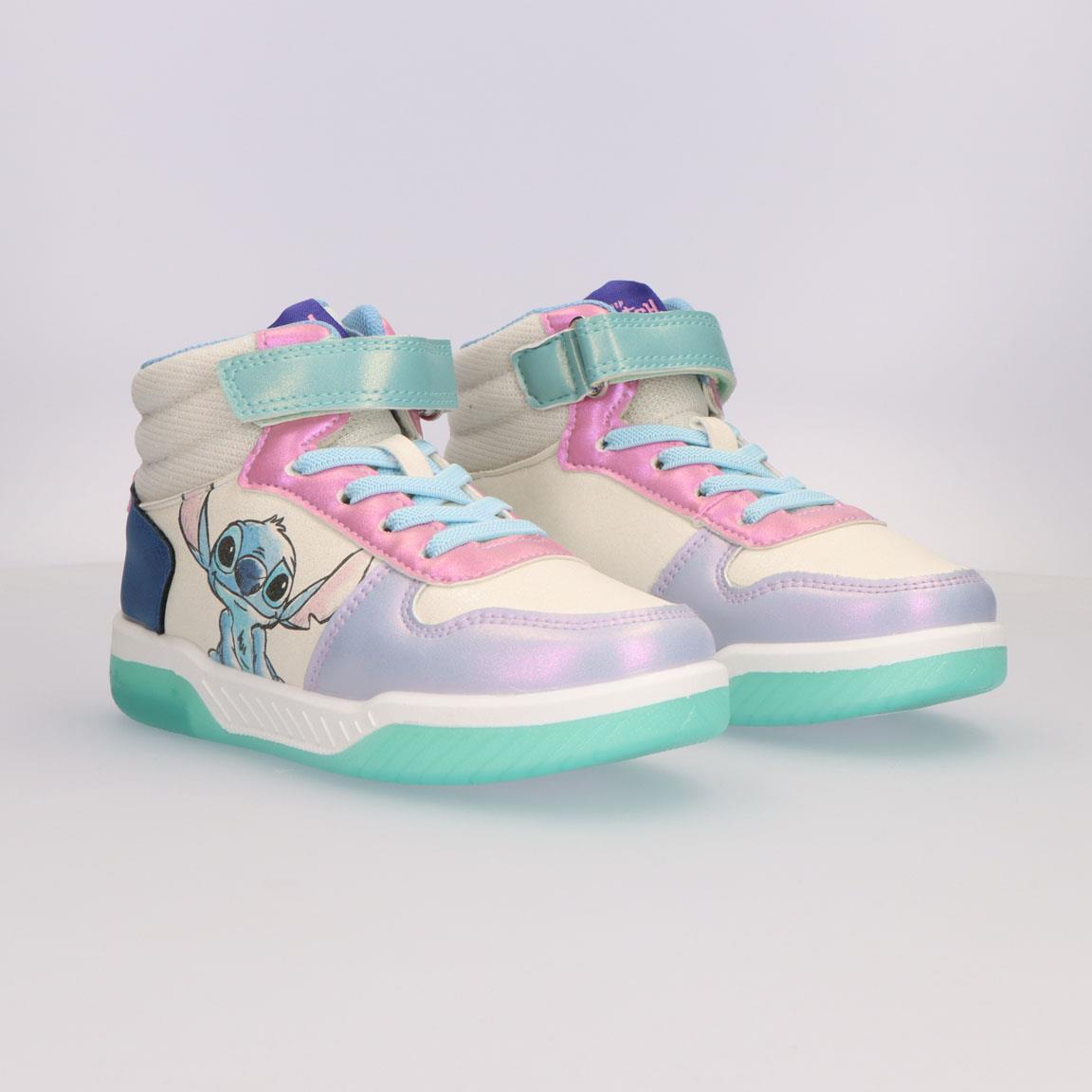 Deportiva suela pvc con luces stitch