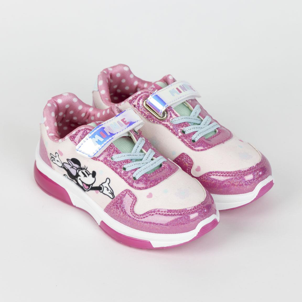 Deportiva suela pvc con luces minnie