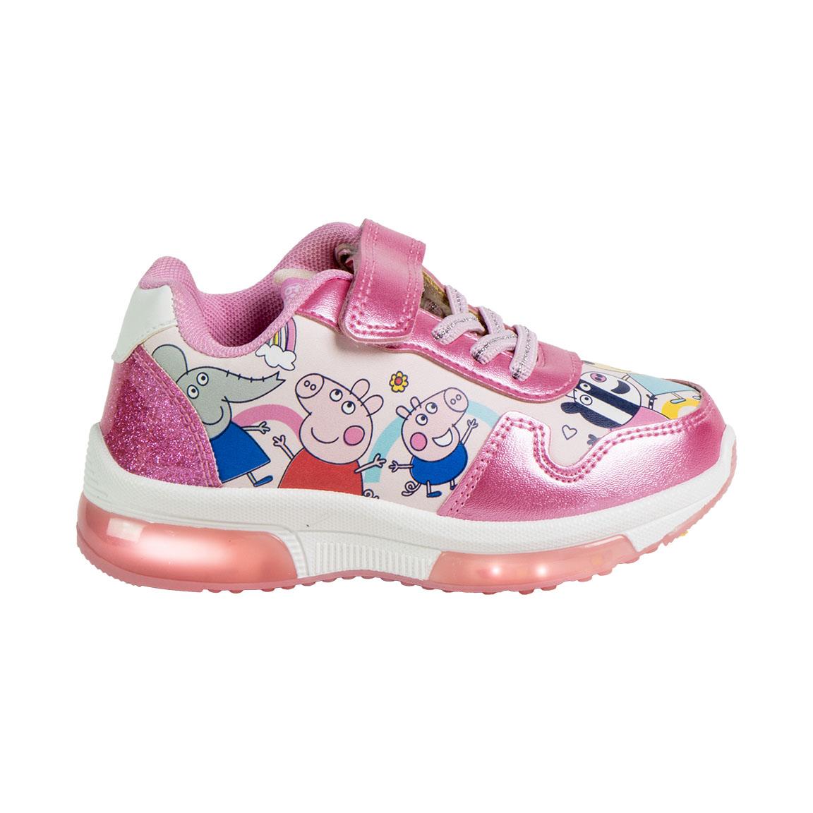 Deportiva suela pvc con luces peppa pig