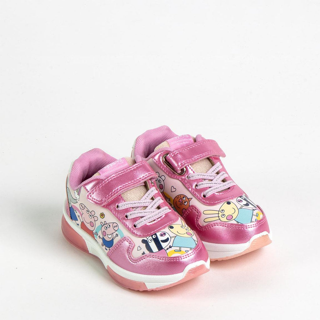 Deportiva suela pvc con luces peppa pig