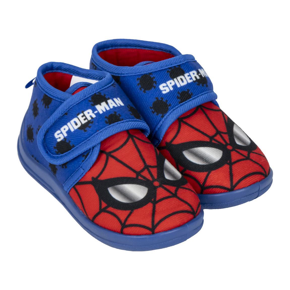 Zapatillas de casa media bota spiderman