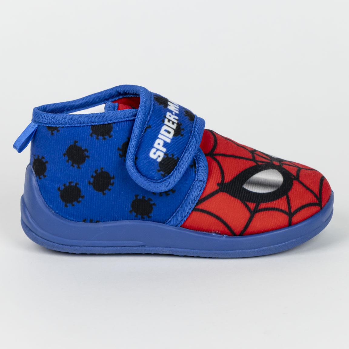 Zapatillas de casa media bota spiderman