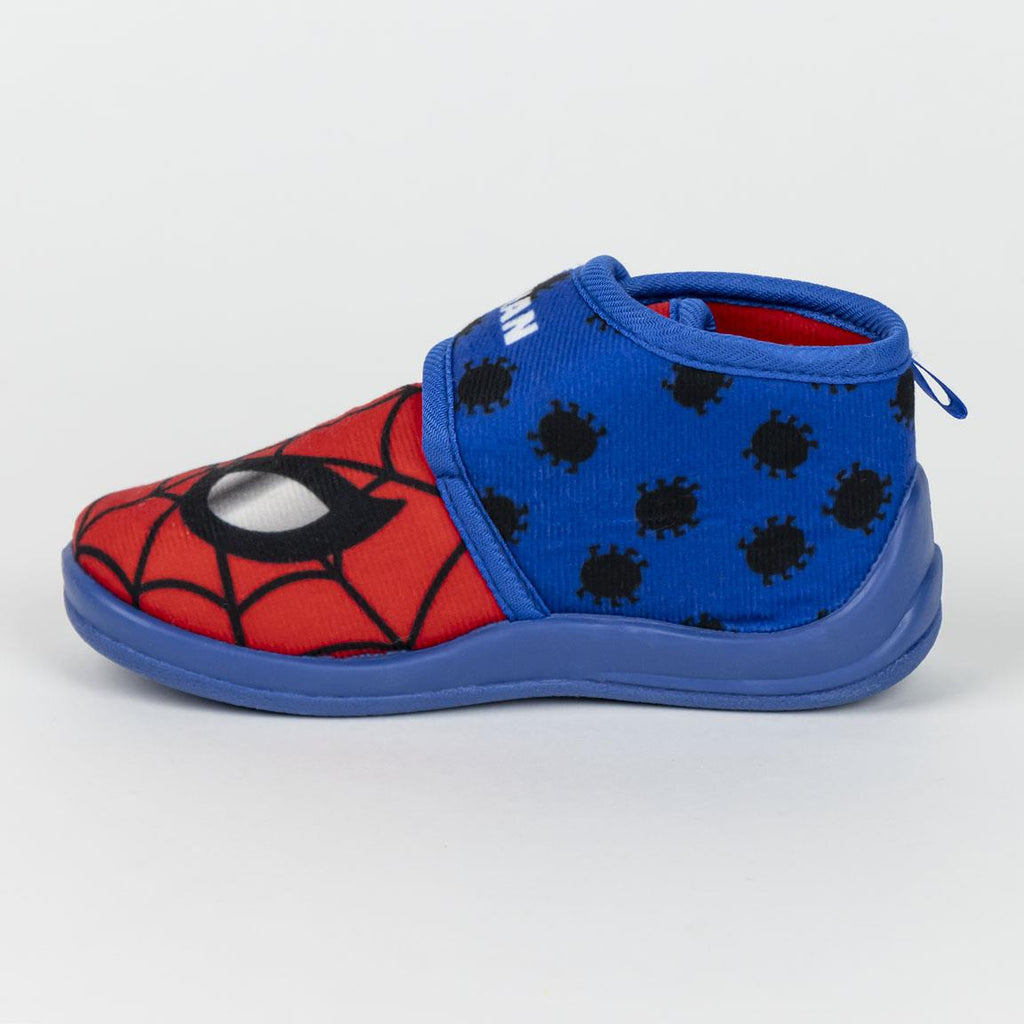 Zapatillas de casa media bota spiderman