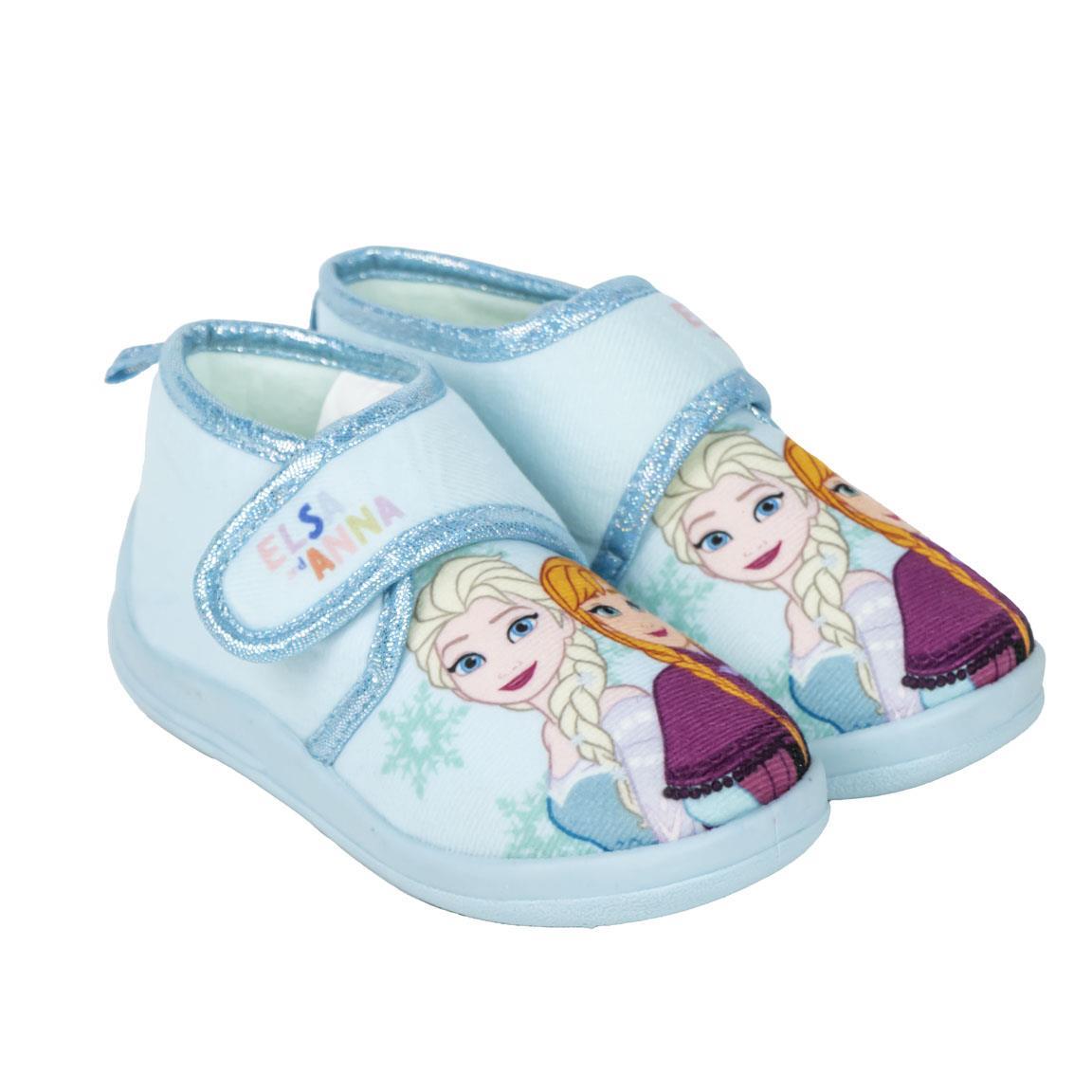 Zapatillas de casa media bota frozen