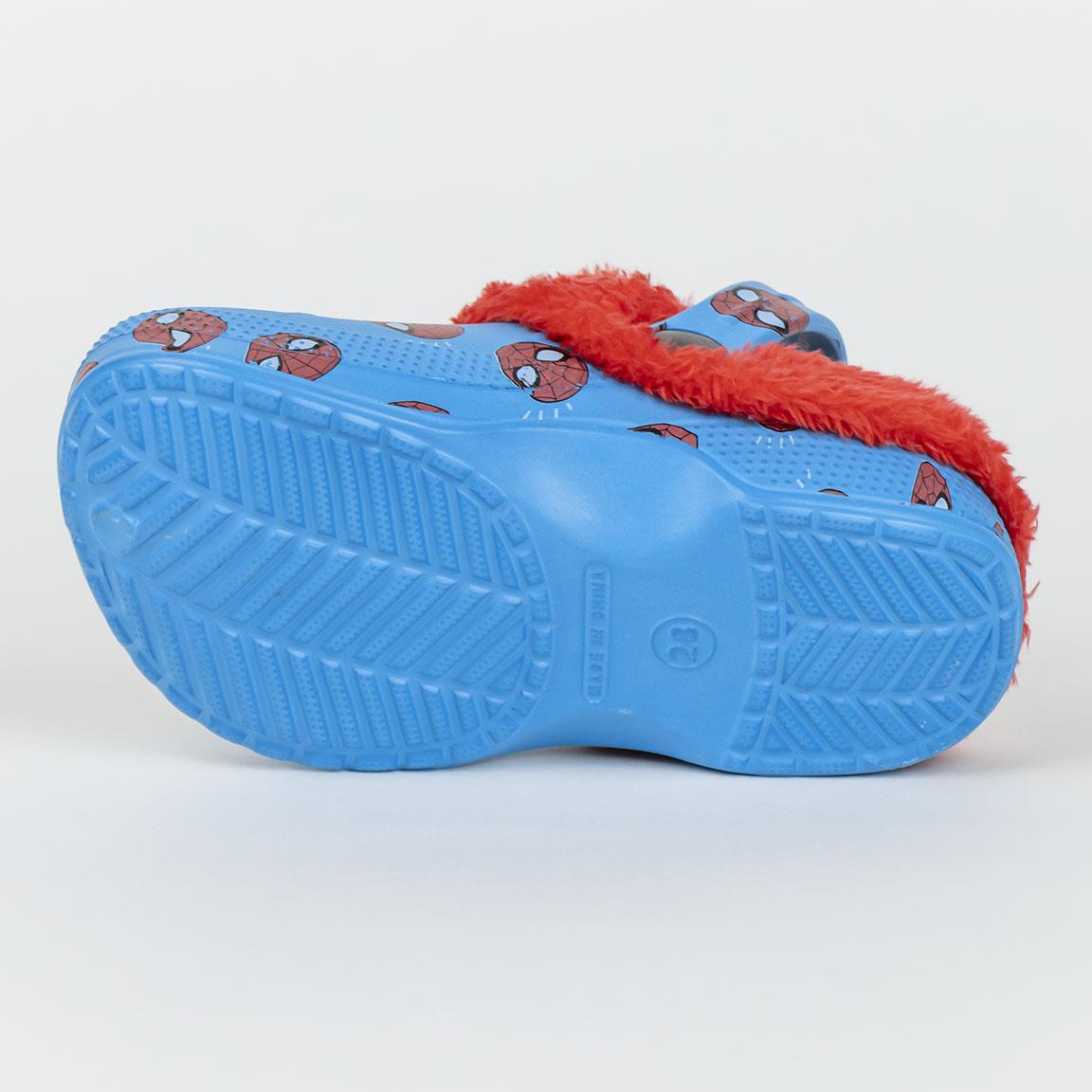 Zapatillas de casa zueco borreguillo spiderman