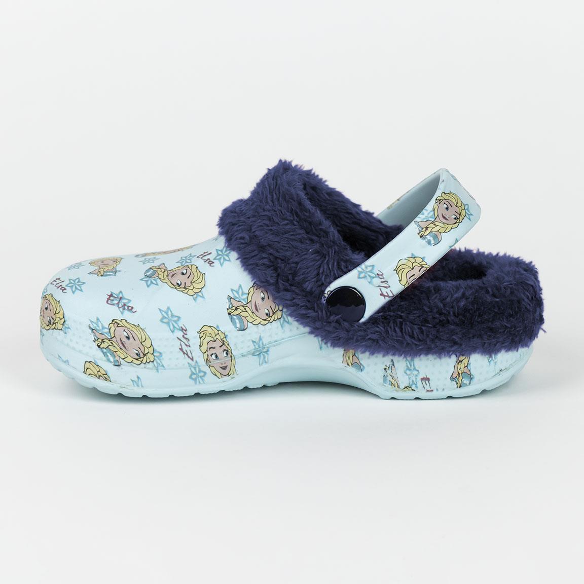 Zapatillas de casa zueco borreguillo frozen