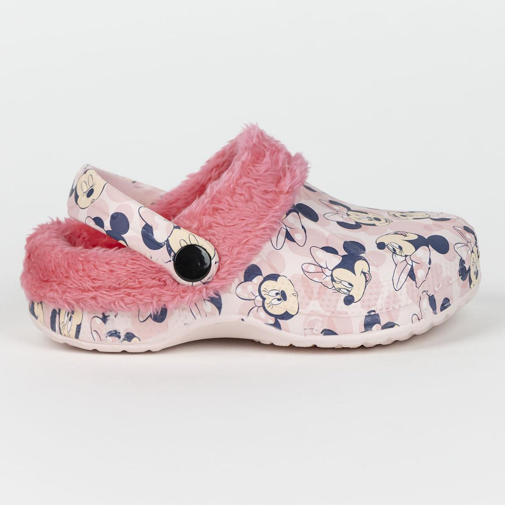 Zapatillas de casa zueco borreguillo minnie