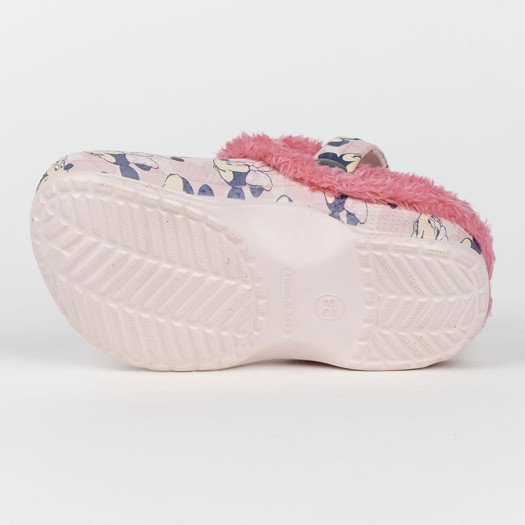 Zapatillas de casa zueco borreguillo minnie