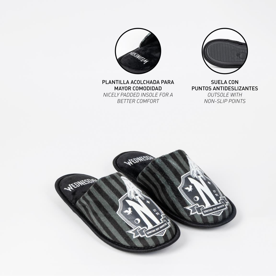 Zapatillas de casa abierta wednesday