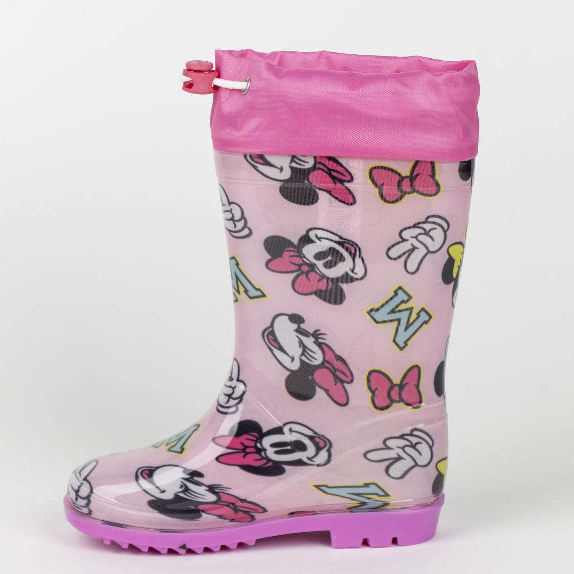 Botas lluvia pvc minnie
