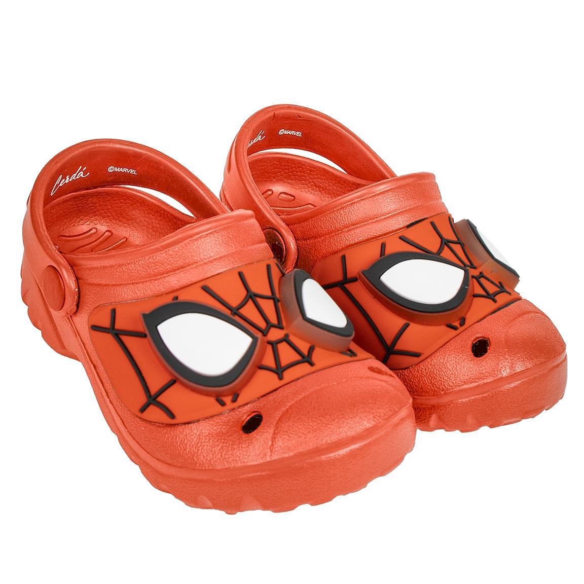 Zuecos eva luces spiderman