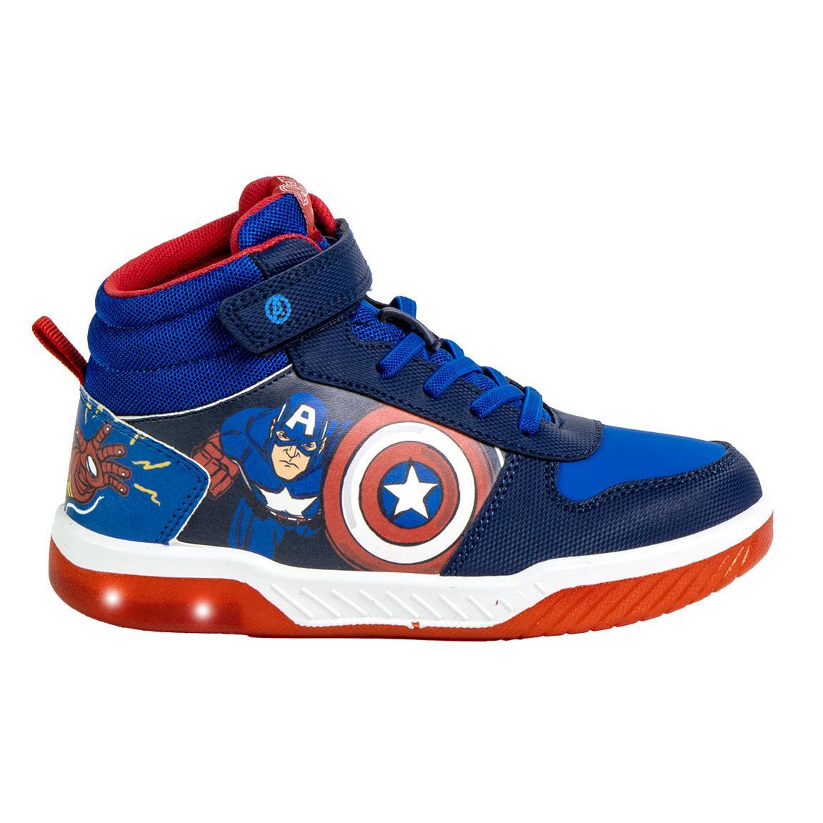 Deportiva suela pvc con luces avengers