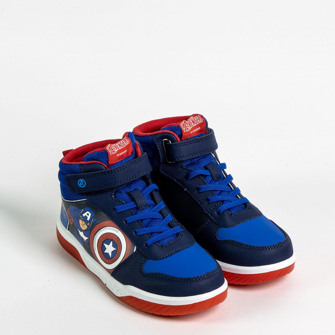 Deportiva suela pvc con luces avengers