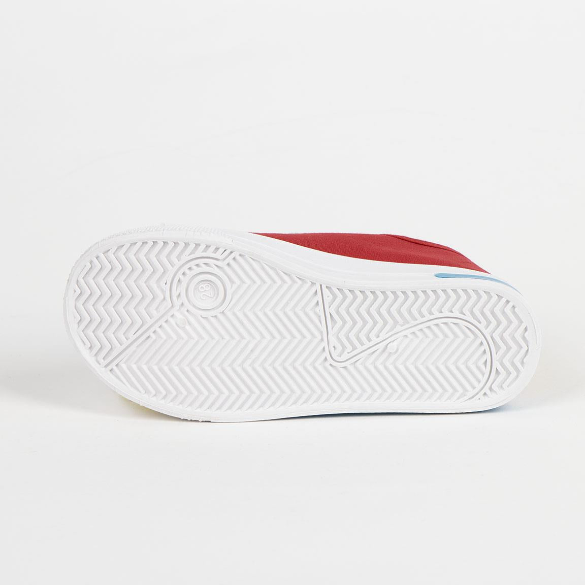 Zapatilla loneta suela pvc con luces spidey