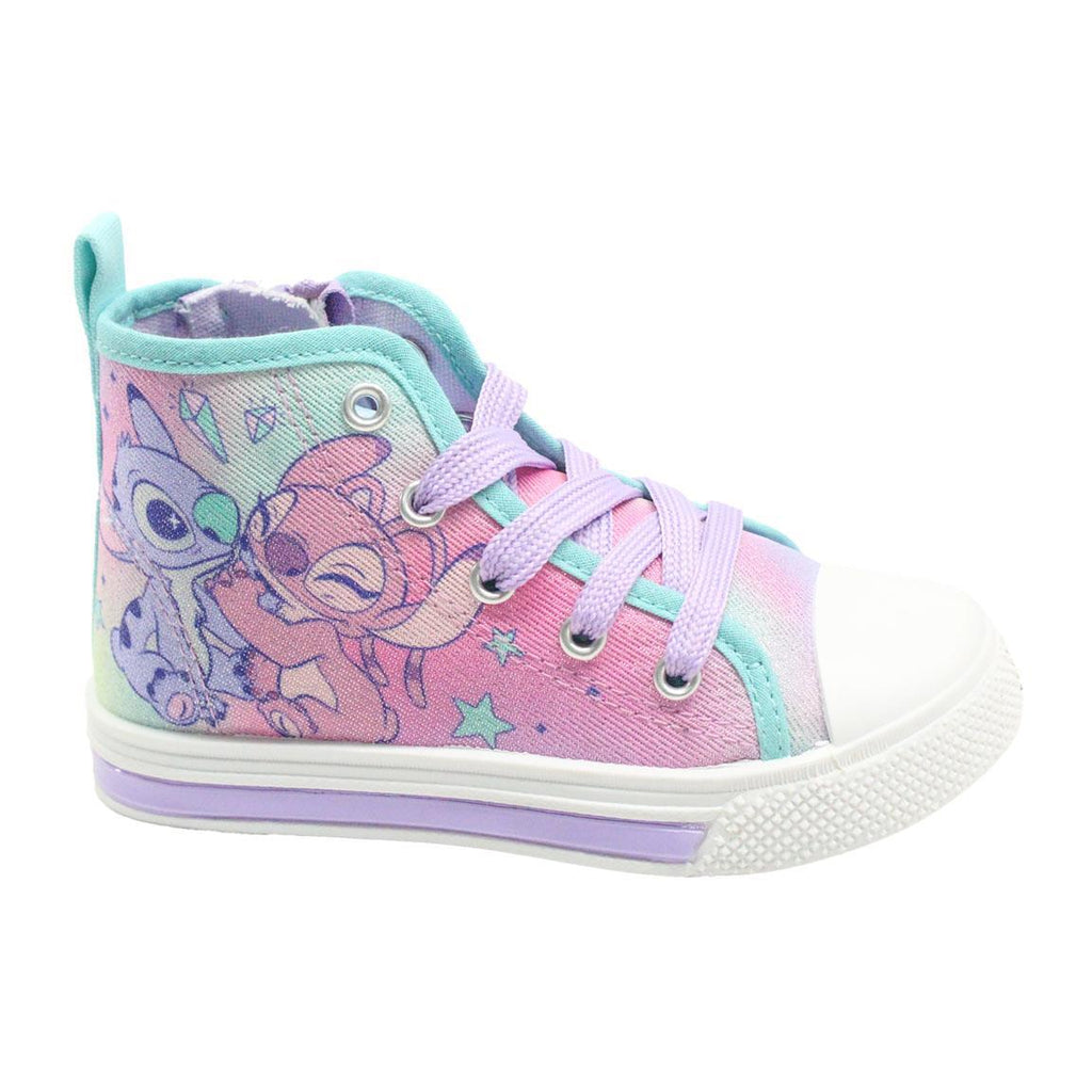 Zapatilla loneta suela pvc con luces alta stitch