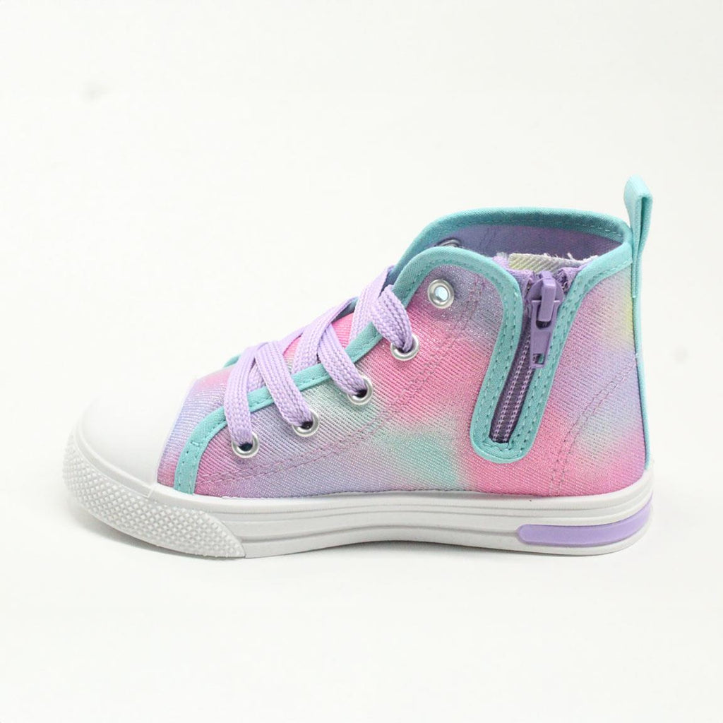 Zapatilla loneta suela pvc con luces alta stitch