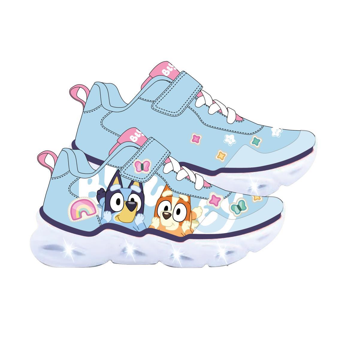 Deportiva suela ligera eva con luces bluey