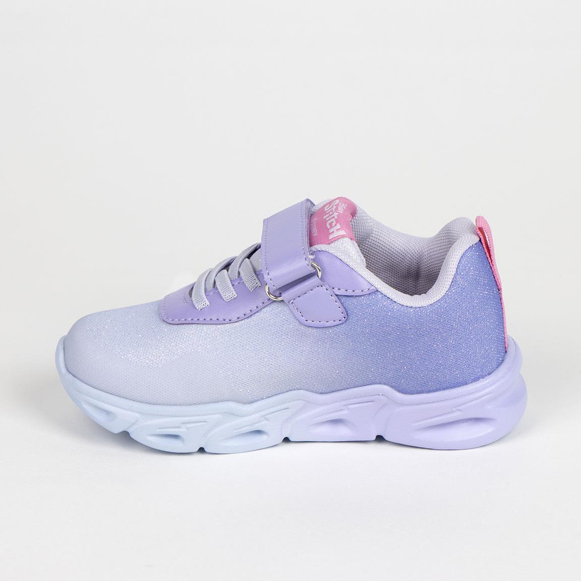 Deportiva suela ligera eva con luces stitch