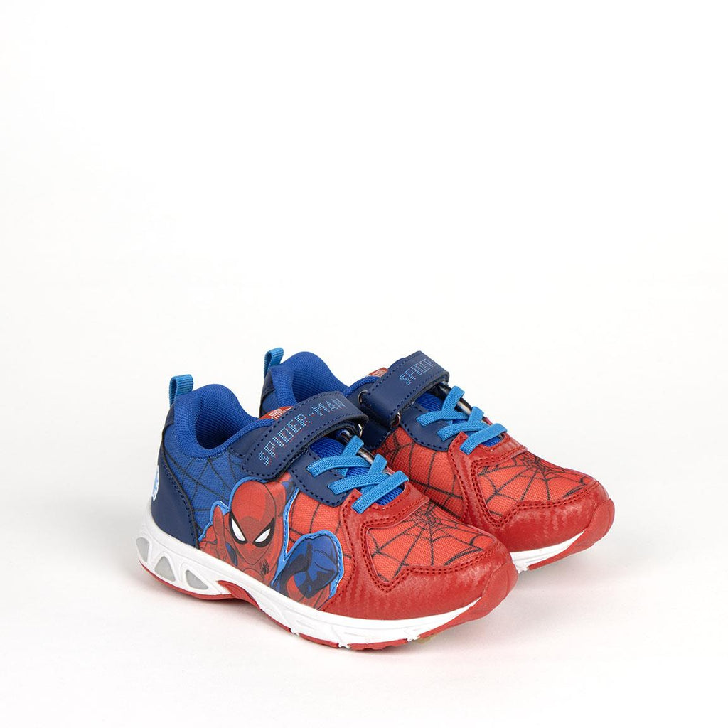 Deportiva suela tpr con luces spiderman