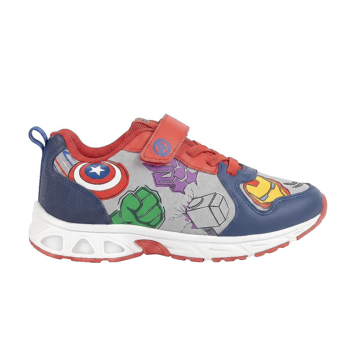 Deportiva suela tpr con luces avengers