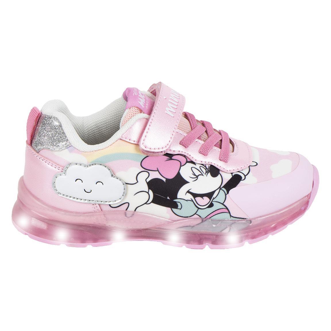 Deportiva suela tpr con luces minnie