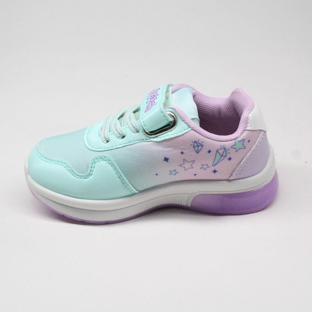 Deportiva suela pvc con luces stitch
