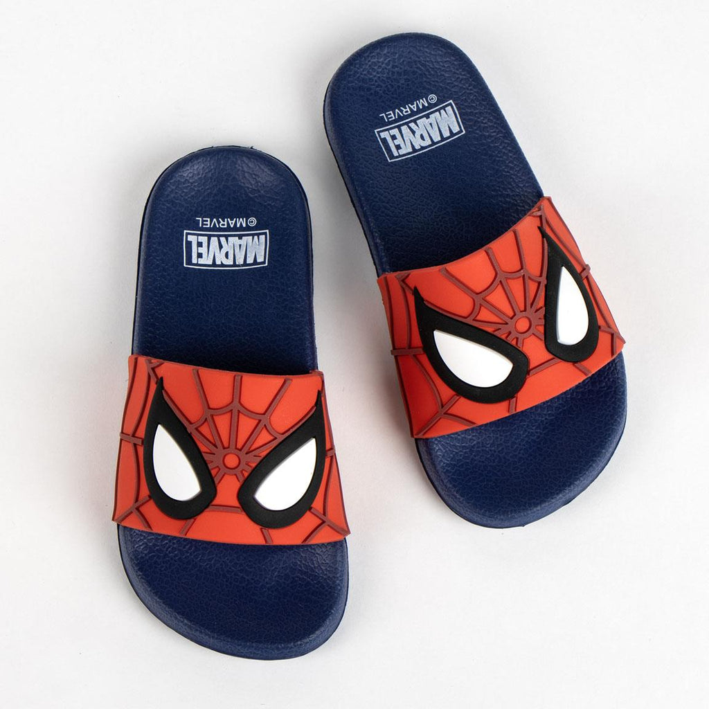 Chanclas pala goma spiderman