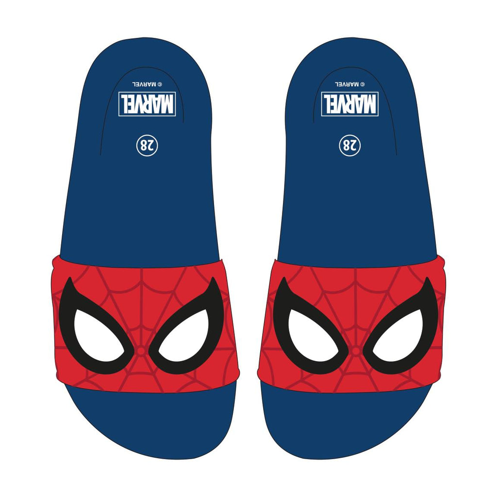 Chanclas pala goma spiderman