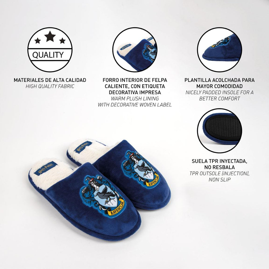 Zapatillas de casa abierta harry potter ravenclaw