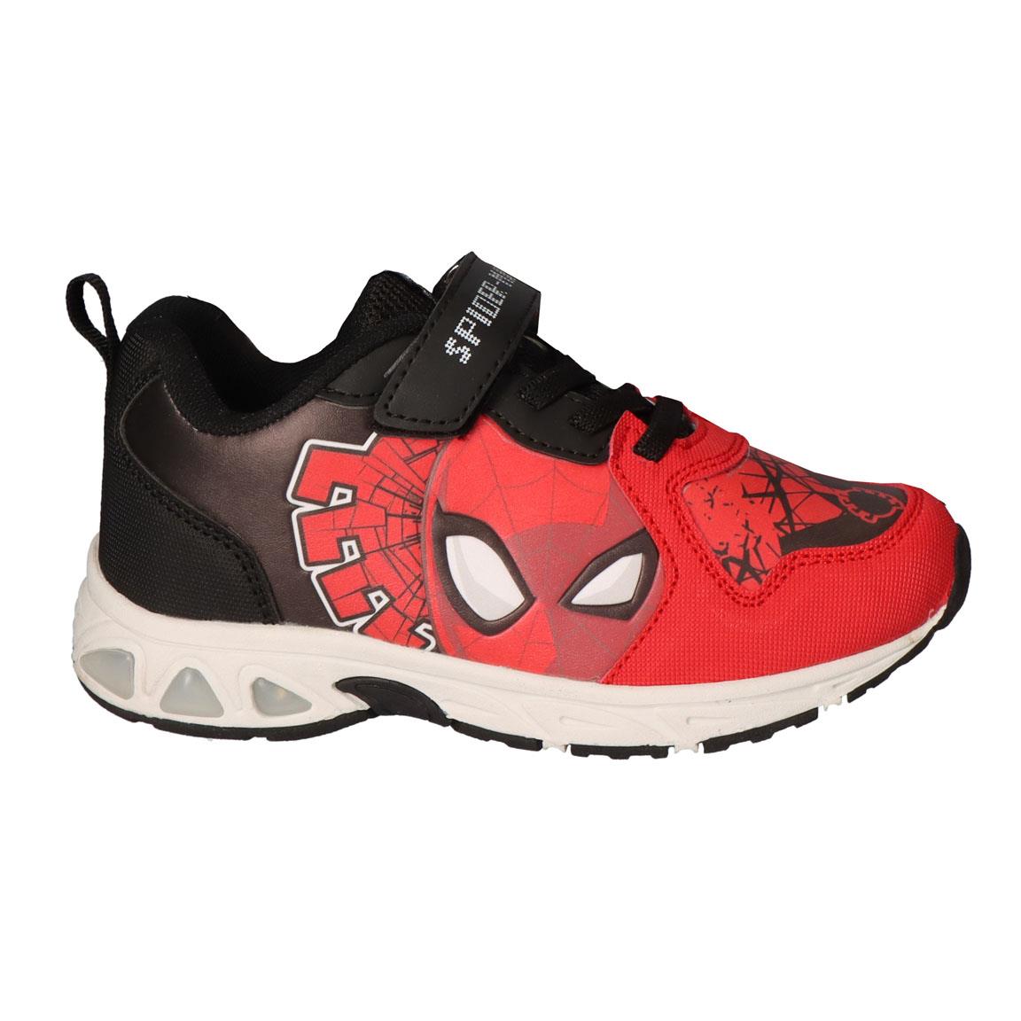 Deportiva suela tpr con luces spiderman