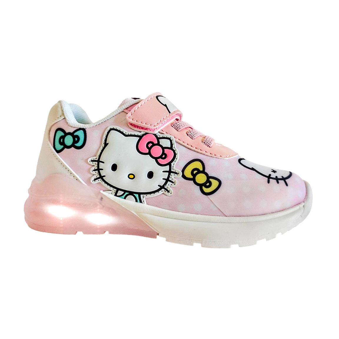 Deportiva suela tpr con luces hello kitty