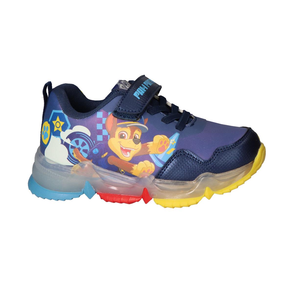 Deportiva suela tpr con luces paw patrol