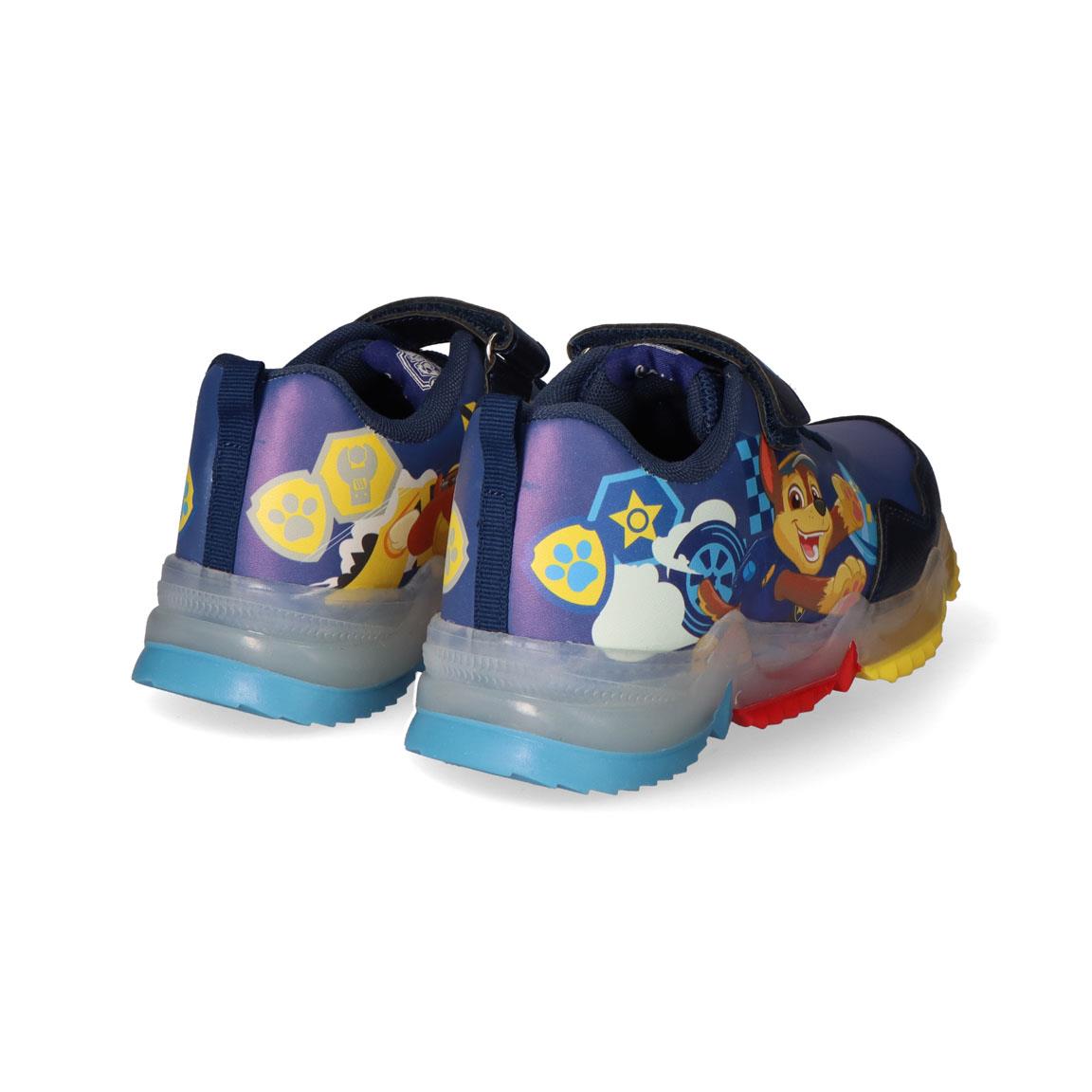 Deportiva suela tpr con luces paw patrol