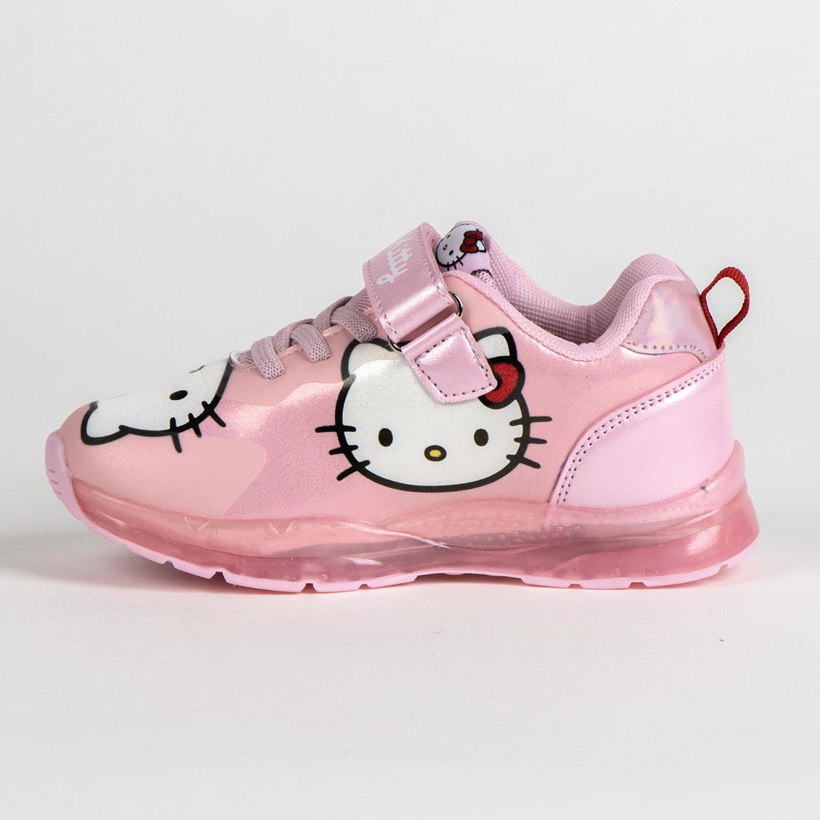 Deportiva suela tpr con luces hello kitty