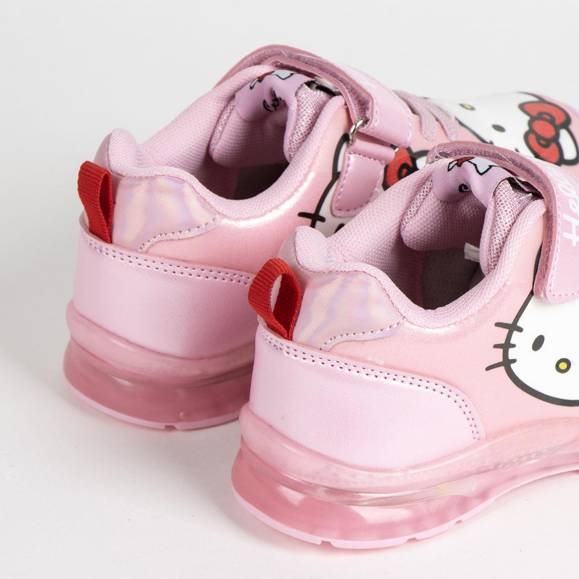 Deportiva suela tpr con luces hello kitty