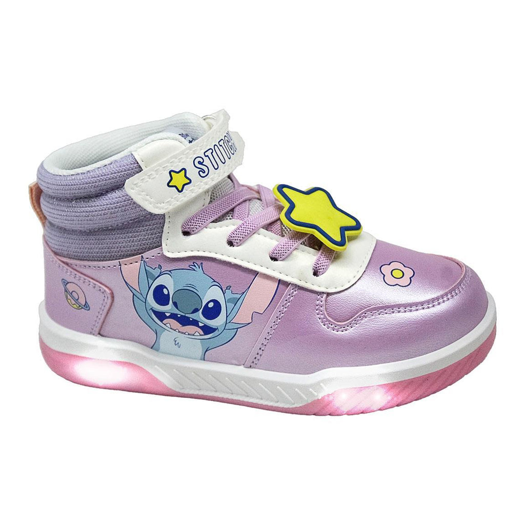 Deportiva suela pvc con luces stitch