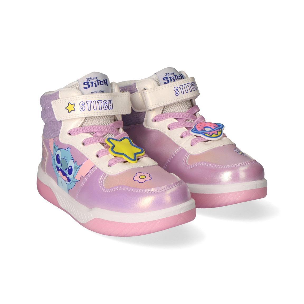 Deportiva suela pvc con luces stitch